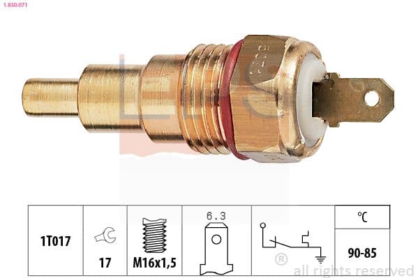 Termoslēdzis, Radiatora ventilators EPS 1.850.071 1