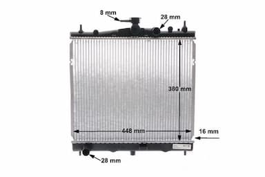 Radiators, Motora dzesēšanas sistēma MAHLE CR 2164 000S 12