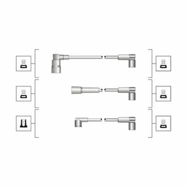 Augstsprieguma vadu komplekts MAGNETI MARELLI 941319170080 1