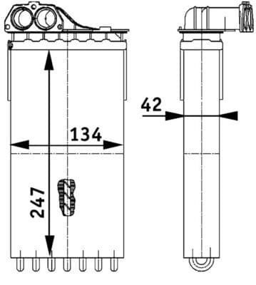 Siltummainis, Salona apsilde MAHLE AH 112 000P 2