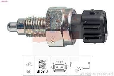 Slēdzis, Atpakaļgaitas signāla lukturis EPS 1.860.125 1