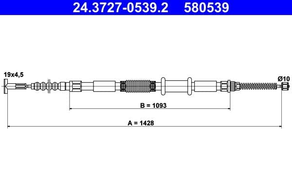 Trose, Stāvbremžu sistēma ATE 24.3727-0539.2 1