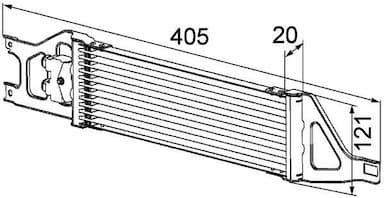 Eļļas radiators, Automātiskā pārnesumkārba MAHLE CLC 57 000P 2