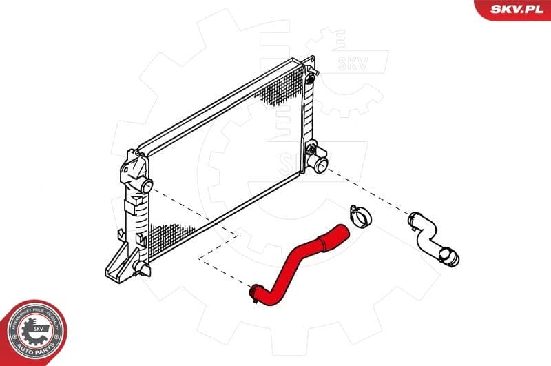 Radiatora cauruļvads ESEN SKV 24SKV334 1