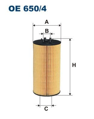 Eļļas filtrs FILTRON OE 650/4 1