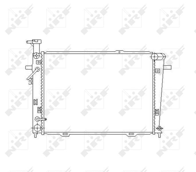 Radiators, Motora dzesēšanas sistēma NRF 53496 1