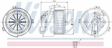 Salona ventilators NISSENS 87129 6