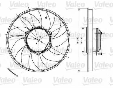 Ventilators, Motora dzesēšanas sistēma VALEO 696083 1