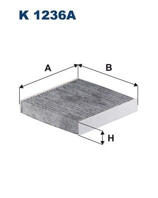 Filtrs, Salona telpas gaiss FILTRON K 1236A 1