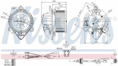 Salona ventilators NISSENS 87050 6