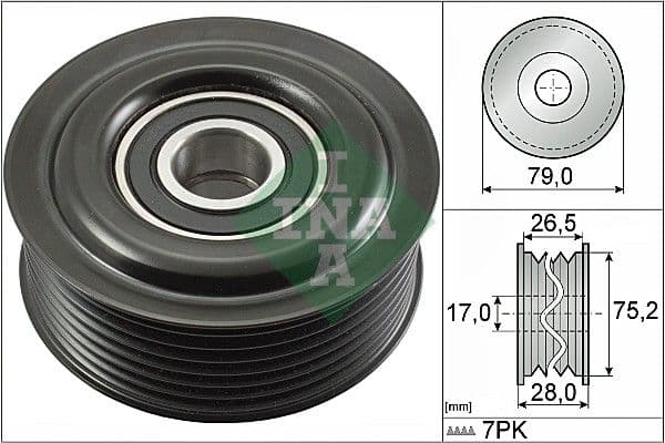 Parazīt-/Vadrullītis, Ķīļrievu siksna INA 532 0609 10 1