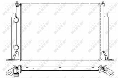 Radiators, Motora dzesēšanas sistēma NRF 53609 4