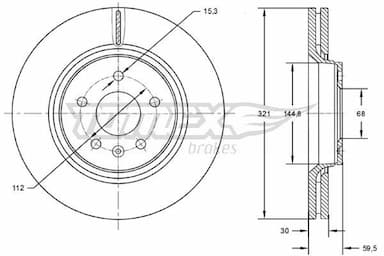 Bremžu diski TOMEX Brakes TX 72-81 1