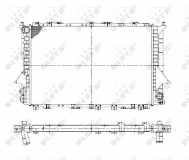 Radiators, Motora dzesēšanas sistēma NRF 58870 1