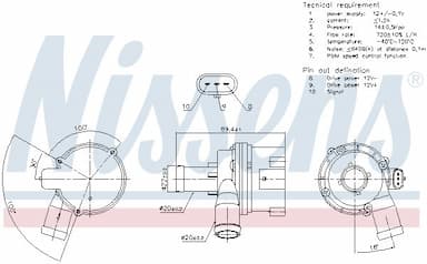 Ūdens sūknis NISSENS 831117 6