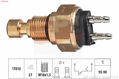 Termoslēdzis, Radiatora ventilators EPS 1.850.139 1