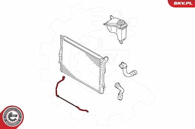 Radiatora cauruļvads ESEN SKV 43SKV738 4