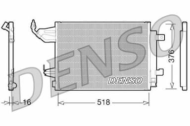 Kondensators, Gaisa kond. sistēma DENSO DCN16001 1