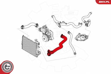 Radiatora cauruļvads ESEN SKV 43SKV723 4