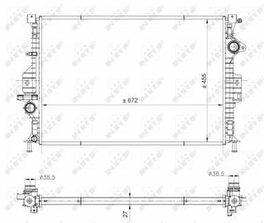 Radiators, Motora dzesēšanas sistēma NRF 53812 5