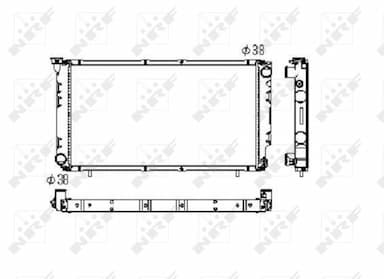 Radiators, Motora dzesēšanas sistēma NRF 506671 1