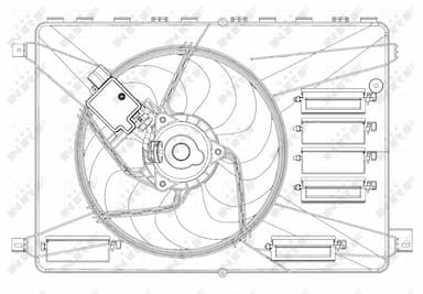 Ventilators, Motora dzesēšanas sistēma NRF 47626 4