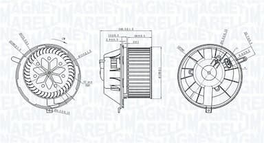 Salona ventilators MAGNETI MARELLI 069412229010 1