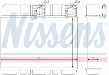 Siltummainis, Salona apsilde NISSENS 70514 6