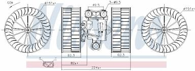 Salona ventilators NISSENS 87340 5