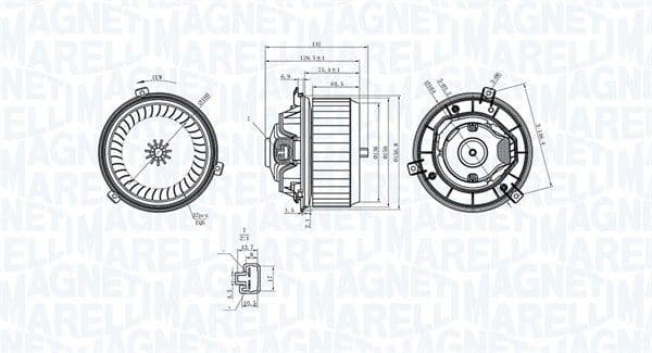 Salona ventilators MAGNETI MARELLI 069412363010 1