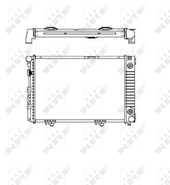 Radiators, Motora dzesēšanas sistēma NRF 516574 1