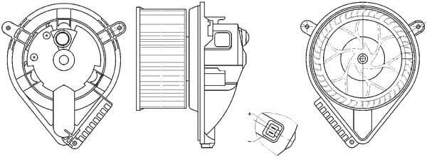 Salona ventilators MAHLE AB 272 000S 1