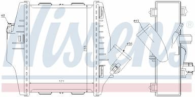 Starpdzesētājs NISSENS 96579 5