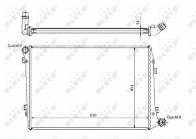 Radiators, Motora dzesēšanas sistēma NRF 53814 4