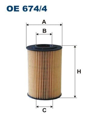 Eļļas filtrs FILTRON OE 674/4 1