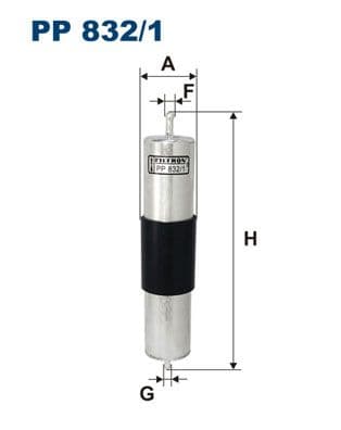 Degvielas filtrs FILTRON PP 832/1 1