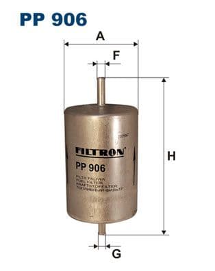 Degvielas filtrs FILTRON PP 906 1