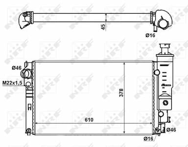 Radiators, Motora dzesēšanas sistēma NRF 58889 4