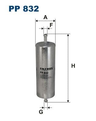 Degvielas filtrs FILTRON PP 832 1