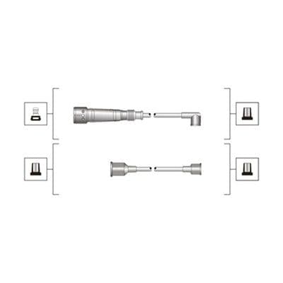 Augstsprieguma vadu komplekts MAGNETI MARELLI 941319170011 1