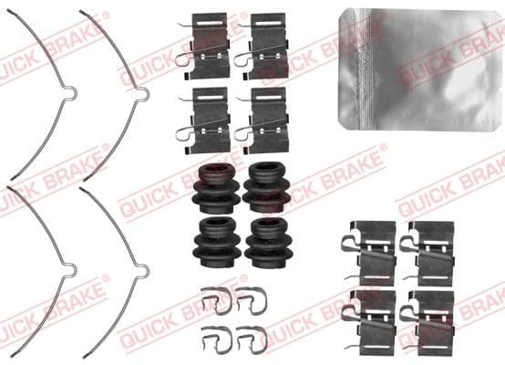 Piederumu komplekts, Disku bremžu uzlikas QUICK BRAKE 109-0001 1