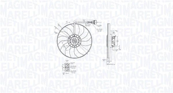 Ventilators, Motora dzesēšanas sistēma MAGNETI MARELLI 069422878010 1