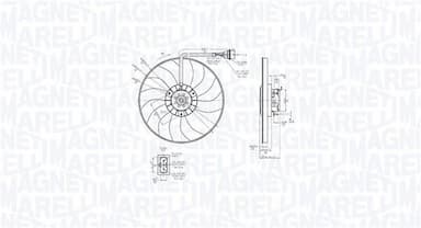 Ventilators, Motora dzesēšanas sistēma MAGNETI MARELLI 069422878010 1