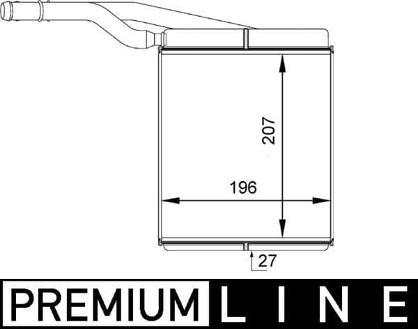 Siltummainis, Salona apsilde MAHLE AH 143 000P 1