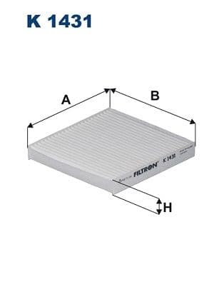 Filtrs, Salona telpas gaiss FILTRON K 1431 1