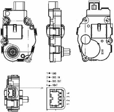 Regulēšanas elements, Jaucējkrāns MAHLE AA 18 000P 2