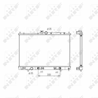 Radiators, Motora dzesēšanas sistēma NRF 53594 5