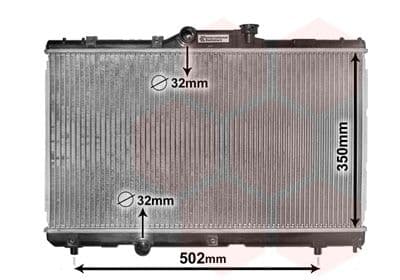 Radiators, Motora dzesēšanas sistēma VAN WEZEL 53002147 1