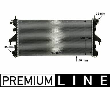 Radiators, Motora dzesēšanas sistēma MAHLE CR 887 000P 1