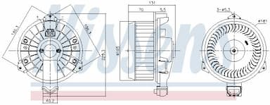 Salona ventilators NISSENS 87739 8